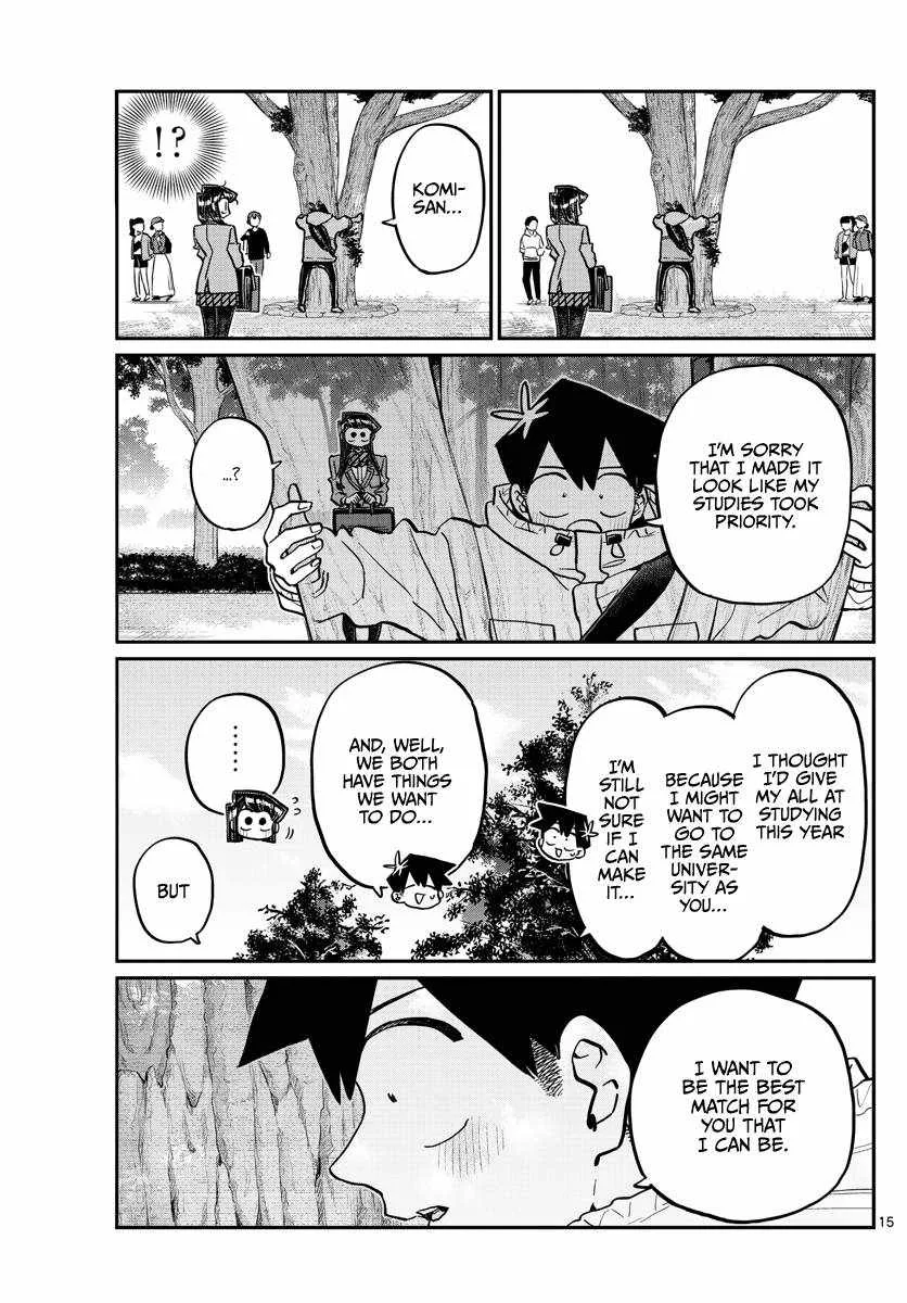 Komi-san wa Komyushou desu Chapter 348 page 15
