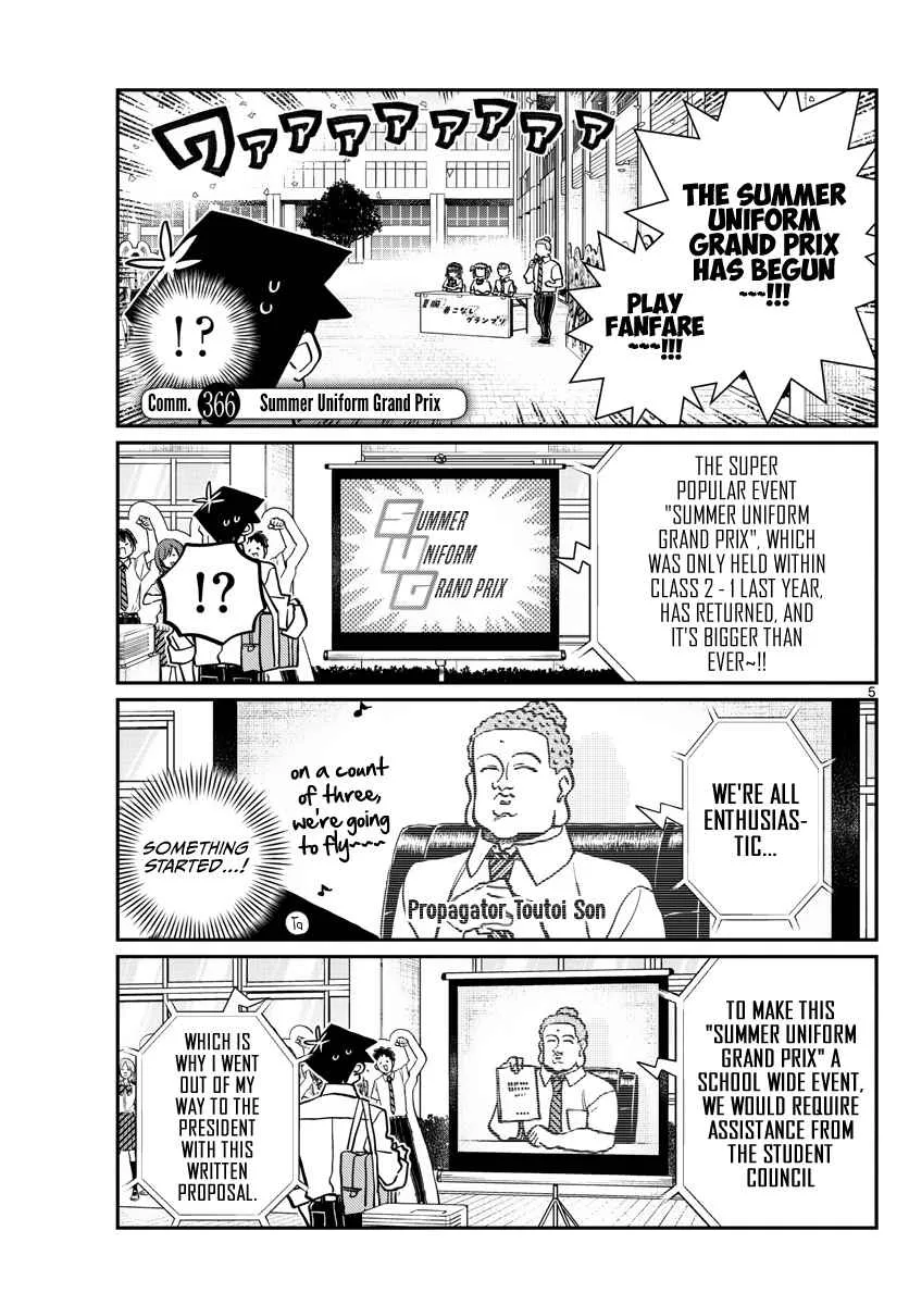 Komi-san wa Komyushou desu Chapter 366 page 5