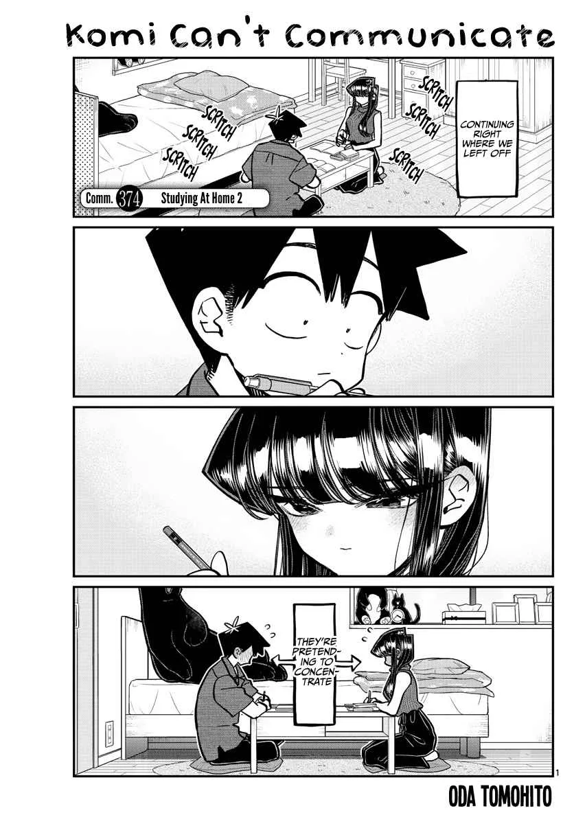 Komi-san wa Komyushou desu Chapter 374 page 1