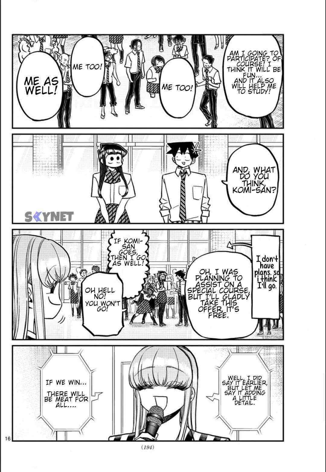 Komi-san wa Komyushou desu Chapter 376 page 8