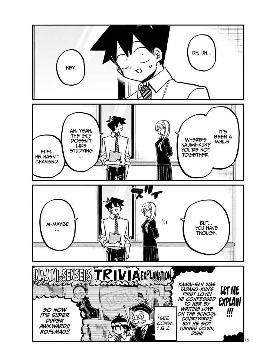 Komi-san wa Komyushou desu Chapter 377 page 15