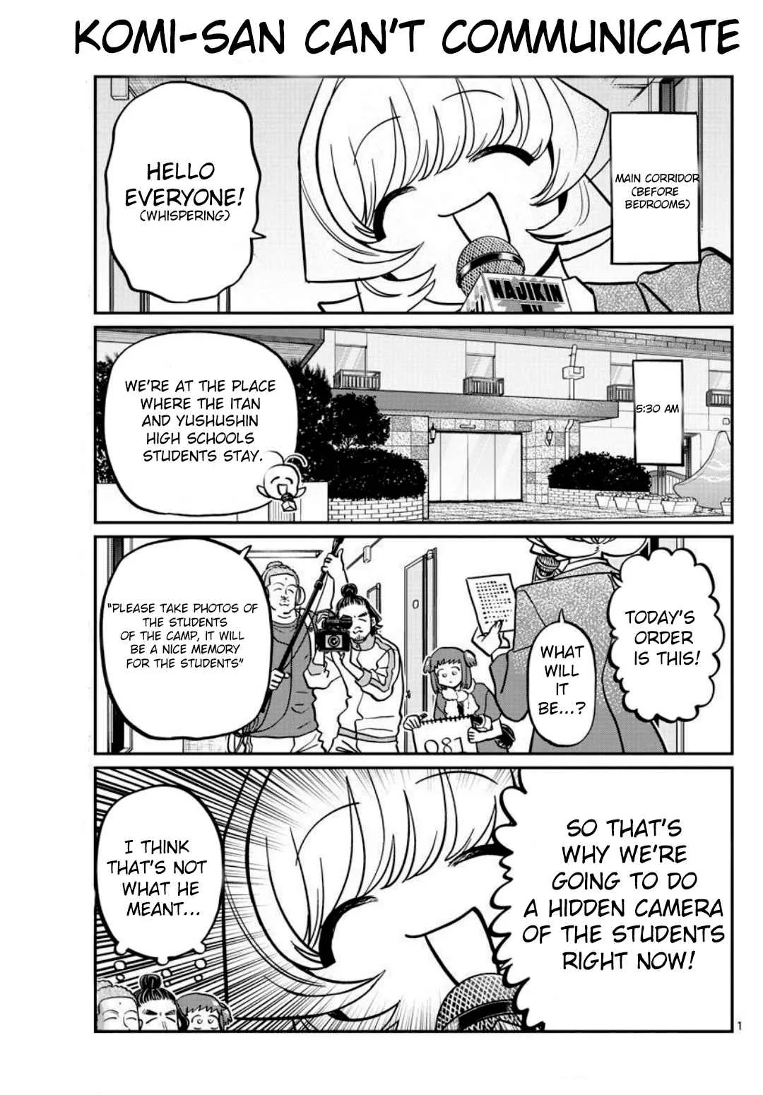 Komi-san wa Komyushou desu Chapter 385 page 1