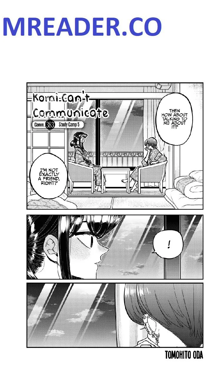 Komi-san wa Komyushou desu Chapter 383 page 1