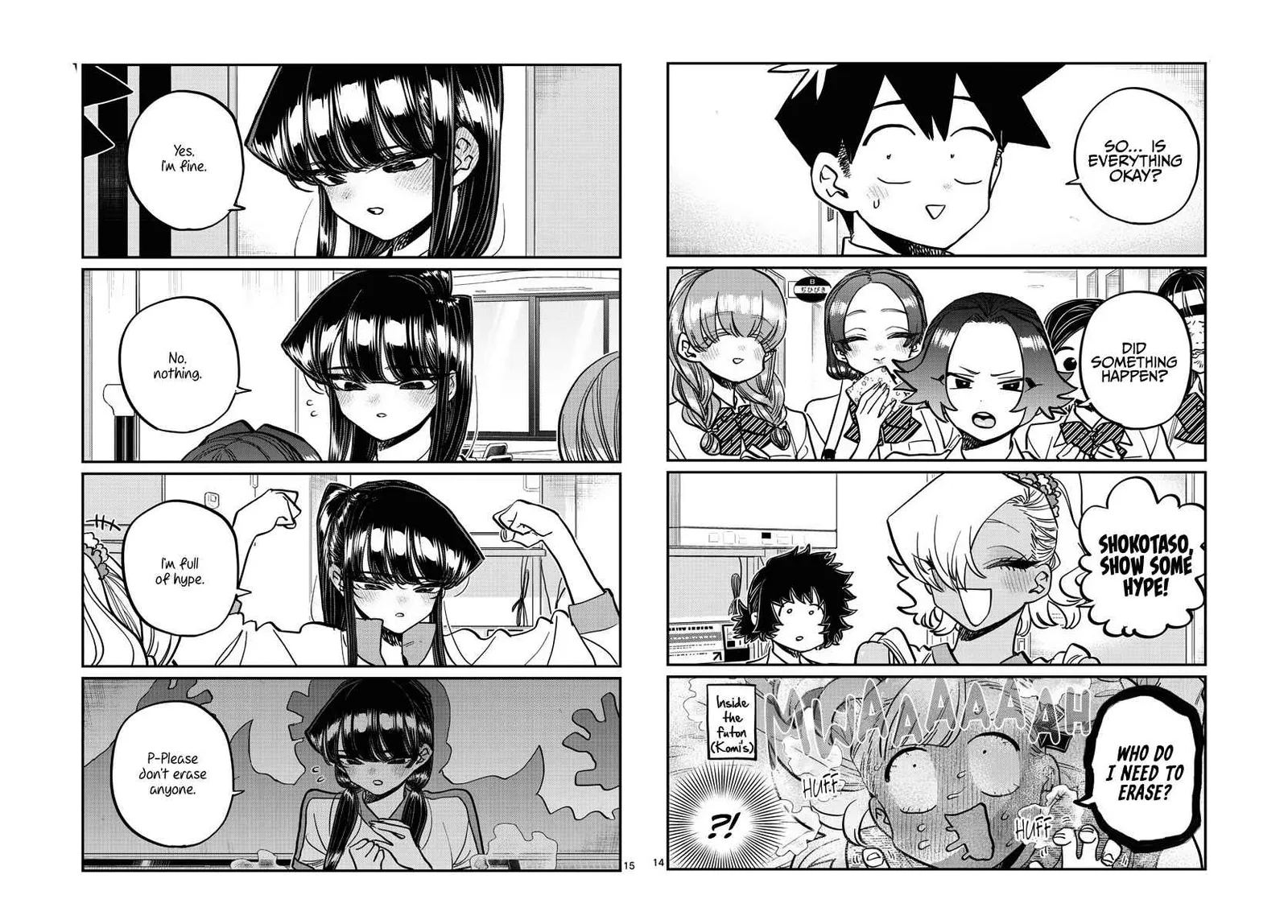 Komi-san wa Komyushou desu Chapter 382 page 14