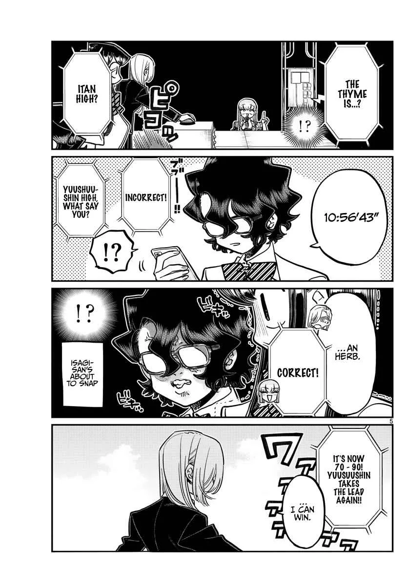 Komi-san wa Komyushou desu Chapter 388 page 5