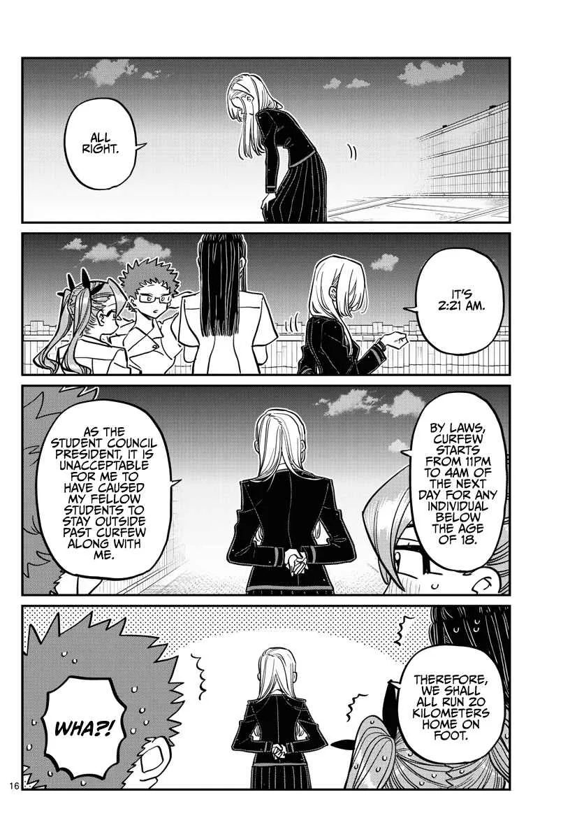 Komi-san wa Komyushou desu Chapter 391 page 16