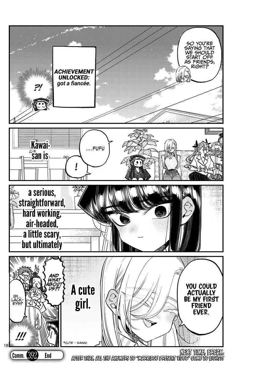 Komi-san wa Komyushou desu Chapter 392 page 18
