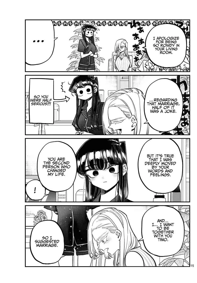Komi-san wa Komyushou desu Chapter 392 page 15