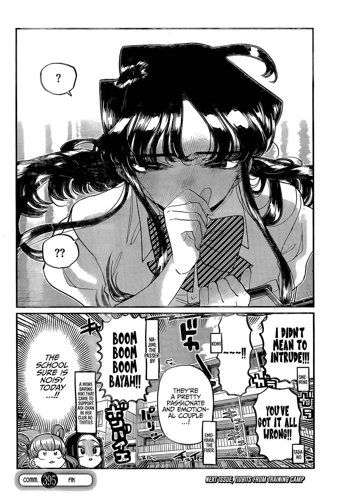 Komi-san wa Komyushou desu Chapter 395 page 19