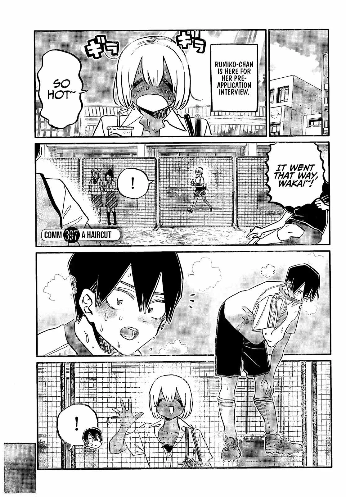 Komi-san wa Komyushou desu Chapter 397 page 3