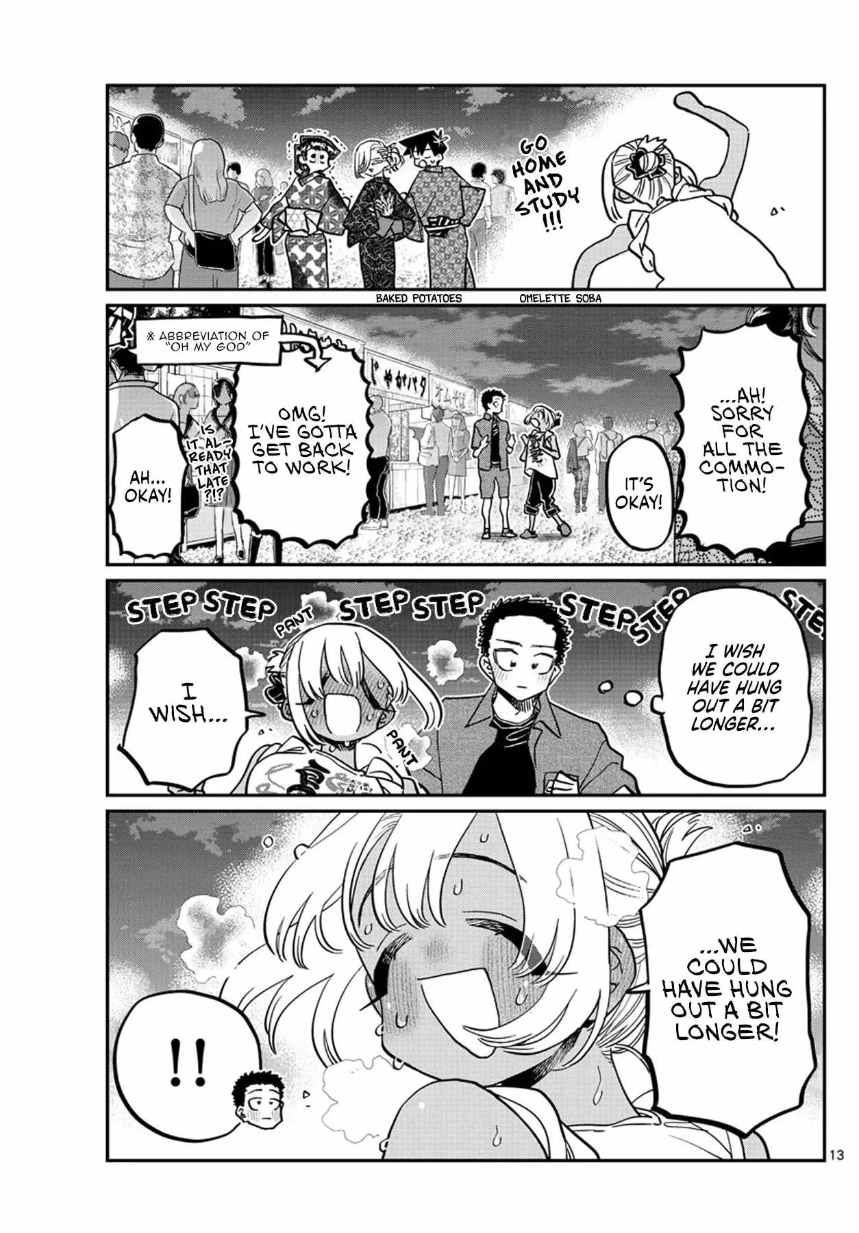 Komi-san wa Komyushou desu Chapter 398 page 13