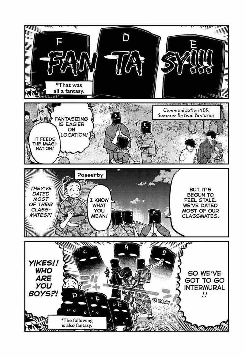 Komi-san wa Komyushou desu Chapter 405 page 7