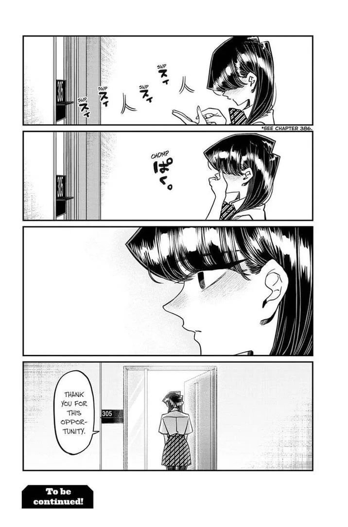 Komi-san wa Komyushou desu Chapter 407 page 18