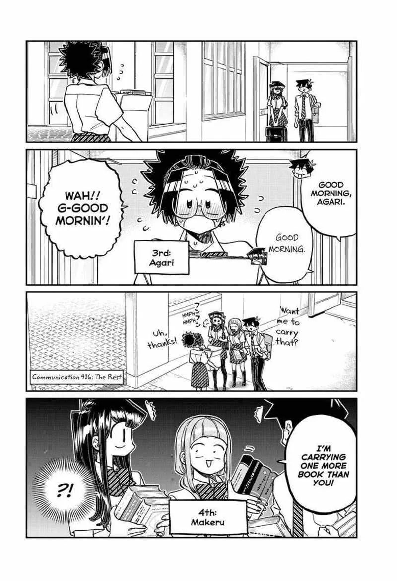 Komi-san wa Komyushou desu Chapter 416 page 2