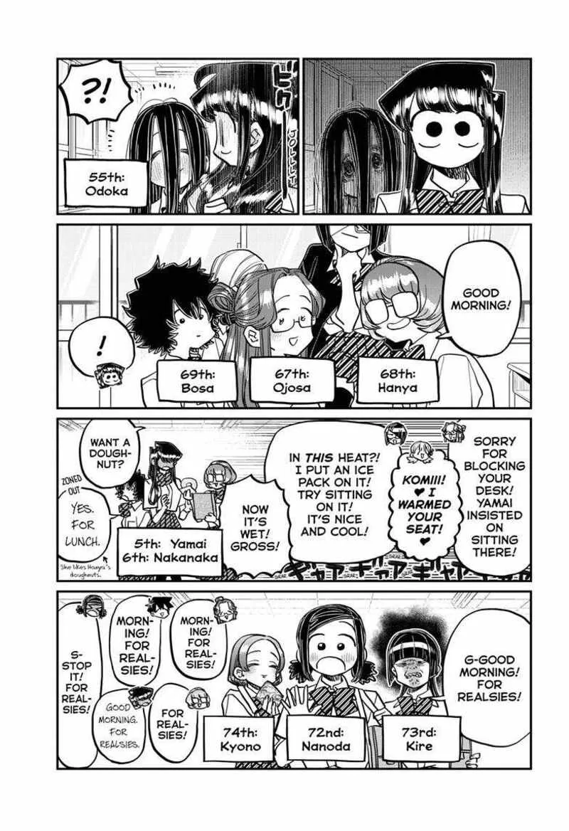 Komi-san wa Komyushou desu Chapter 416 page 5