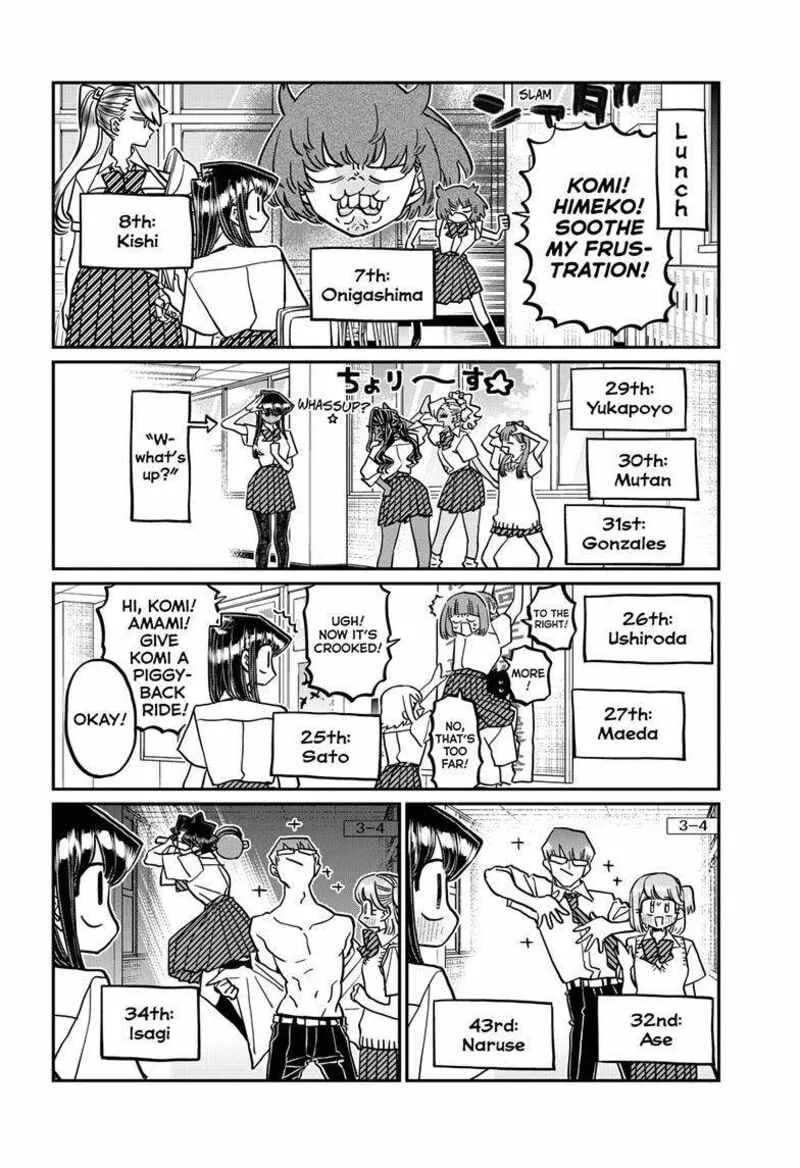 Komi-san wa Komyushou desu Chapter 416 page 8