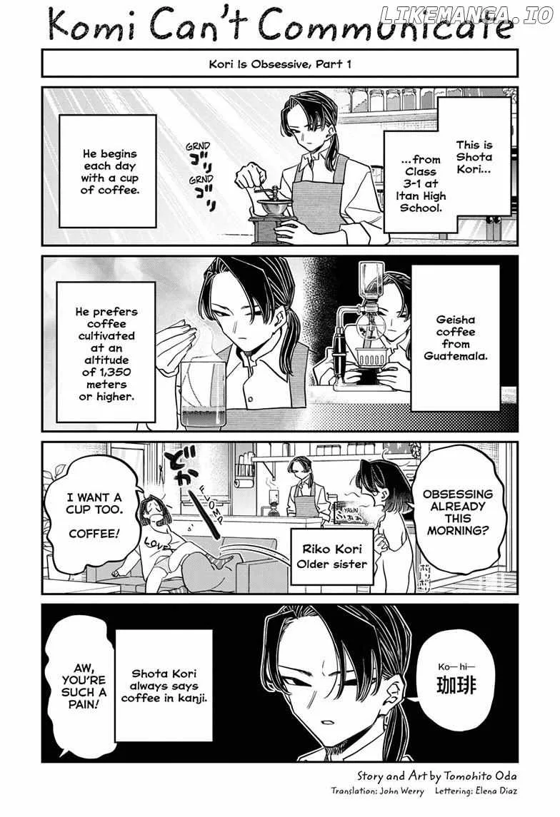 Komi-san wa Komyushou desu Chapter 448 page 1