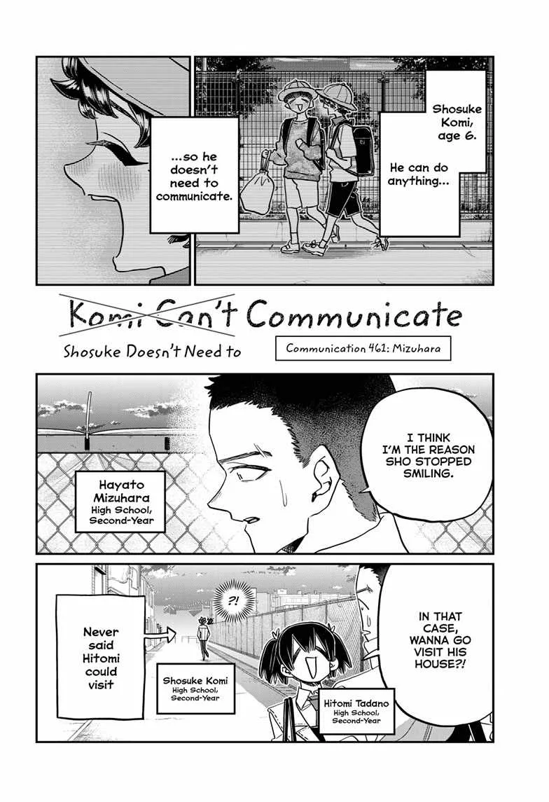 Komi-san wa Komyushou desu Chapter 461 page 4