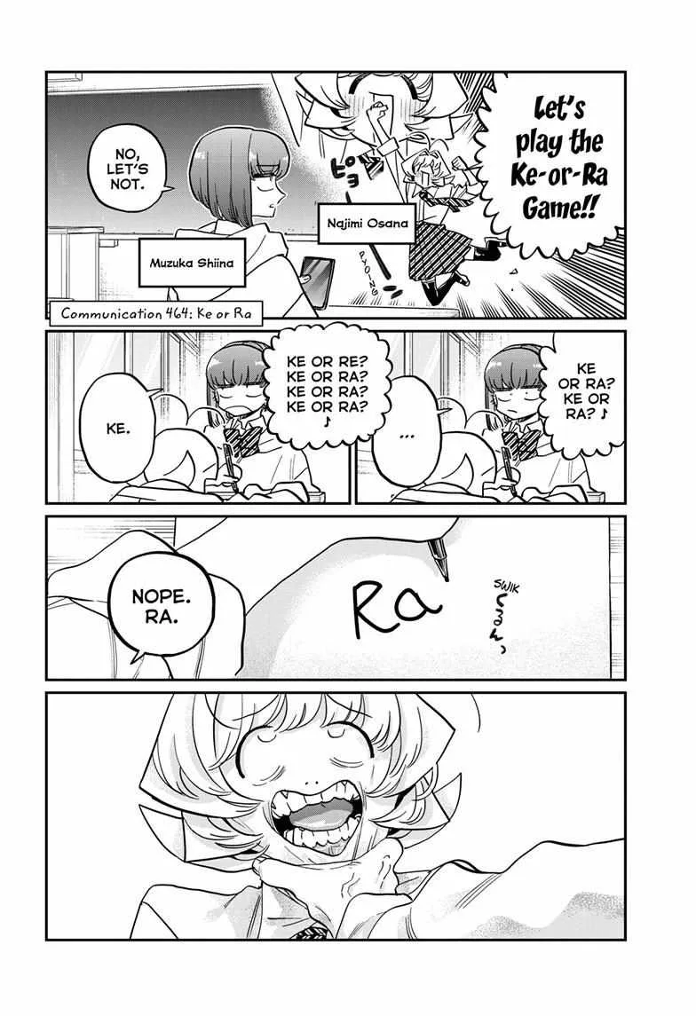 Komi-san wa Komyushou desu Chapter 464 page 1