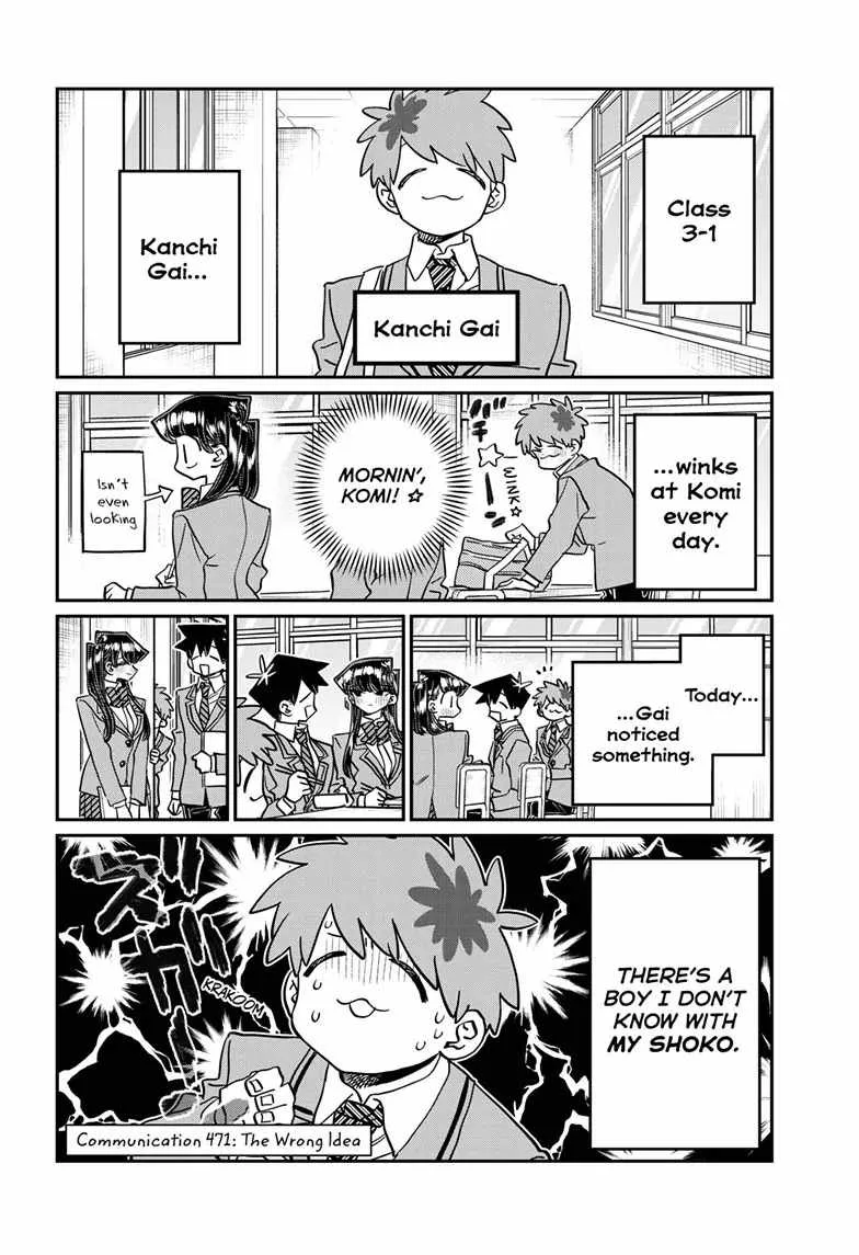 Komi-san wa Komyushou desu Chapter 471 page 1