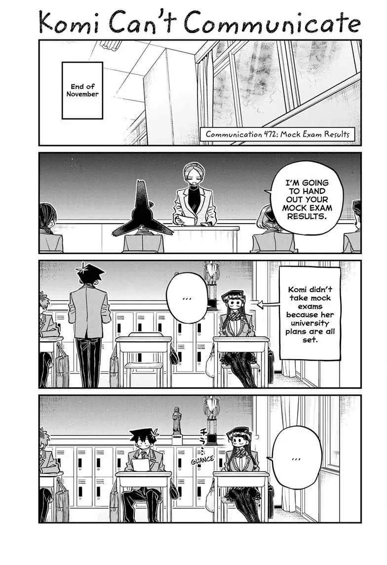 Komi-san wa Komyushou desu Chapter 472 page 2