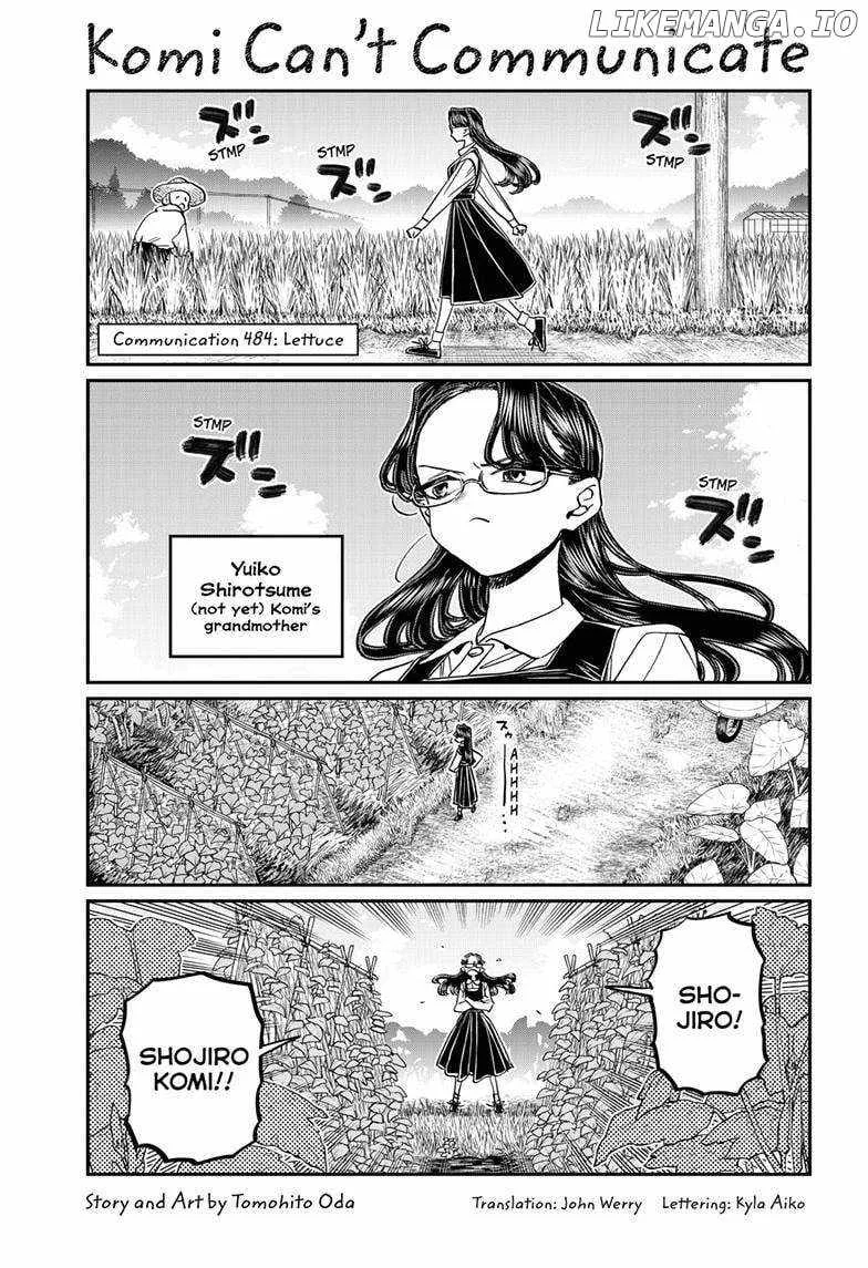 Komi-san wa Komyushou desu Chapter 484 page 2