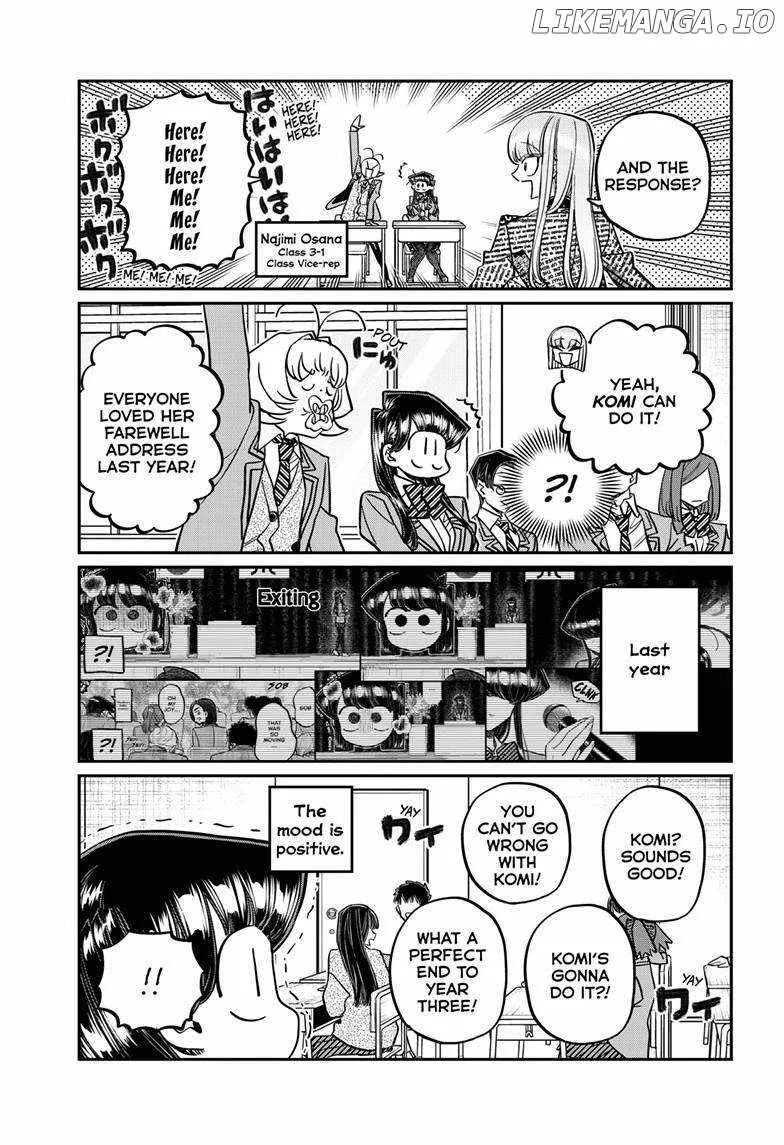 Komi-san wa Komyushou desu Chapter 495 page 4