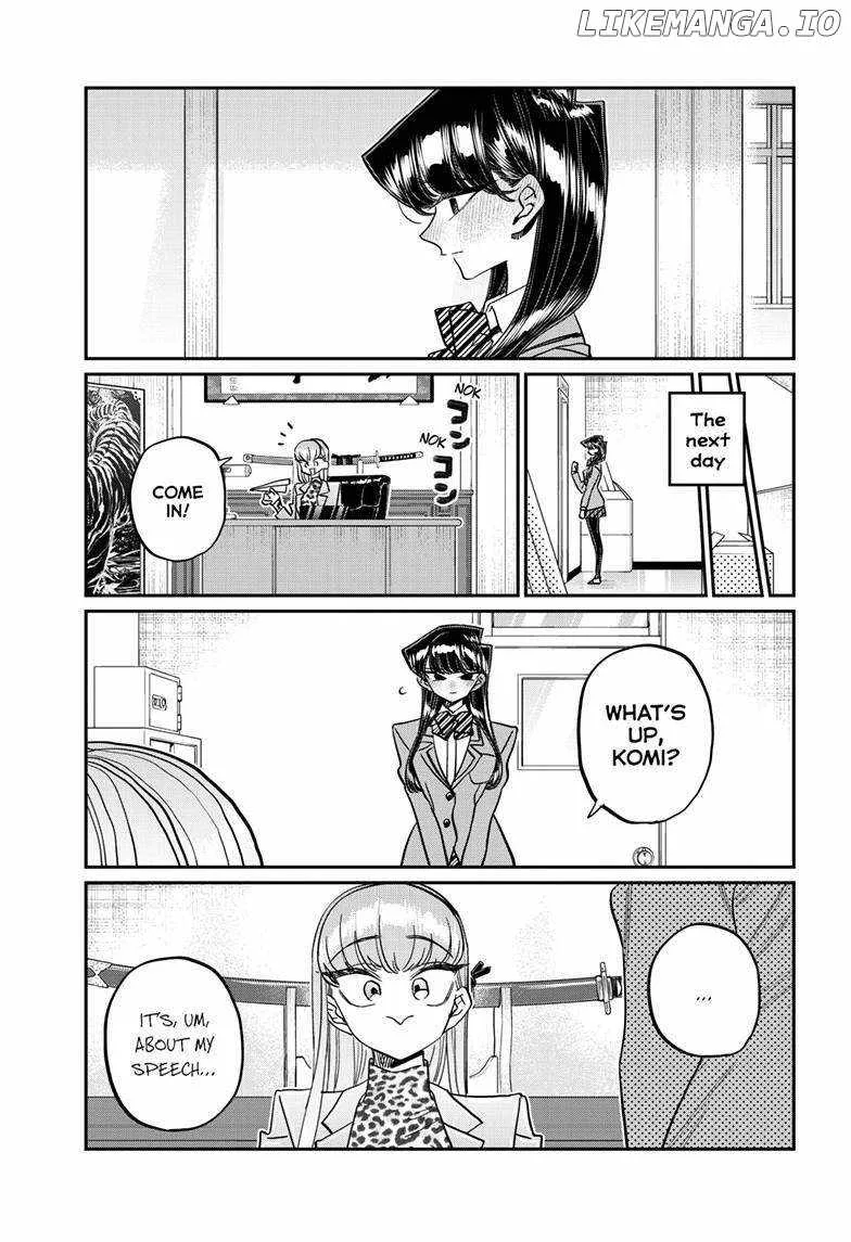 Komi-san wa Komyushou desu Chapter 495 page 14
