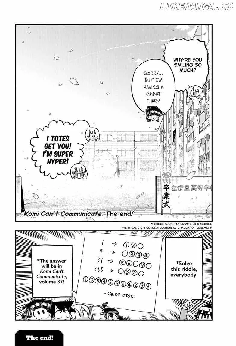 Komi-san wa Komyushou desu Chapter 499 page 21