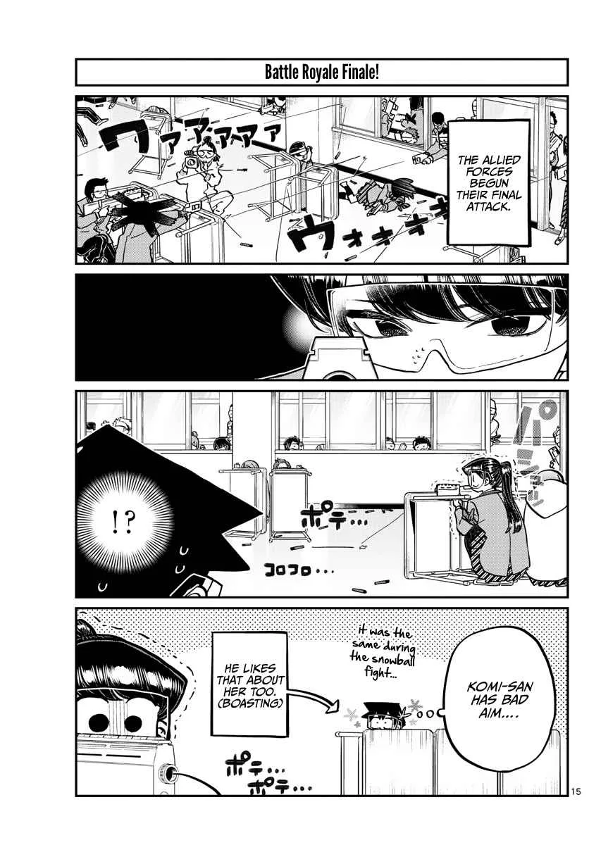 Komi-san wa Komyushou desu Chapter 333.2 page 15