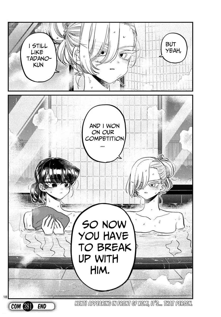 Komi-san wa Komyushou desu Chapter 381 page 19