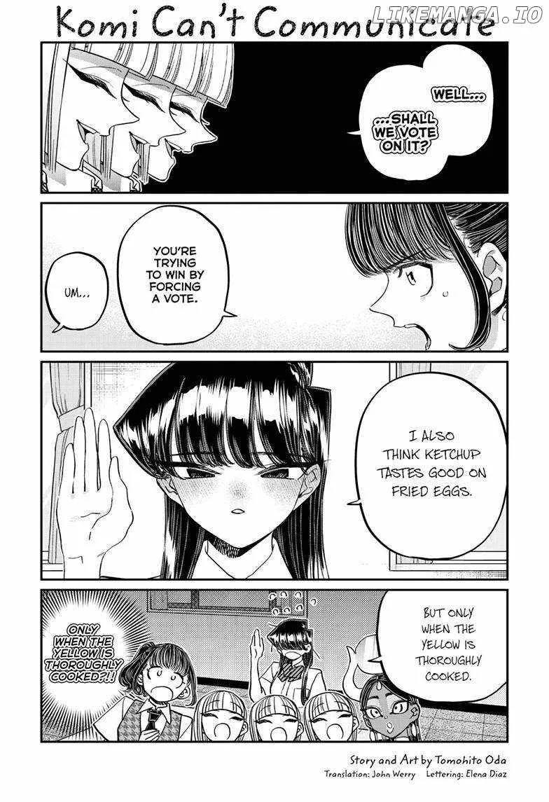 Komi-san wa Komyushou desu Chapter 441 page 1