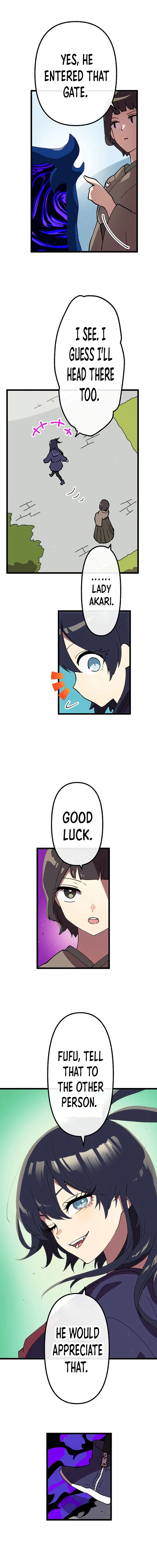 Last Boss Shoujo Akari - Watashi Yori Tsuyoi Yatsu ni Ai ni Gendai ni Iku Chapter 35 page 8