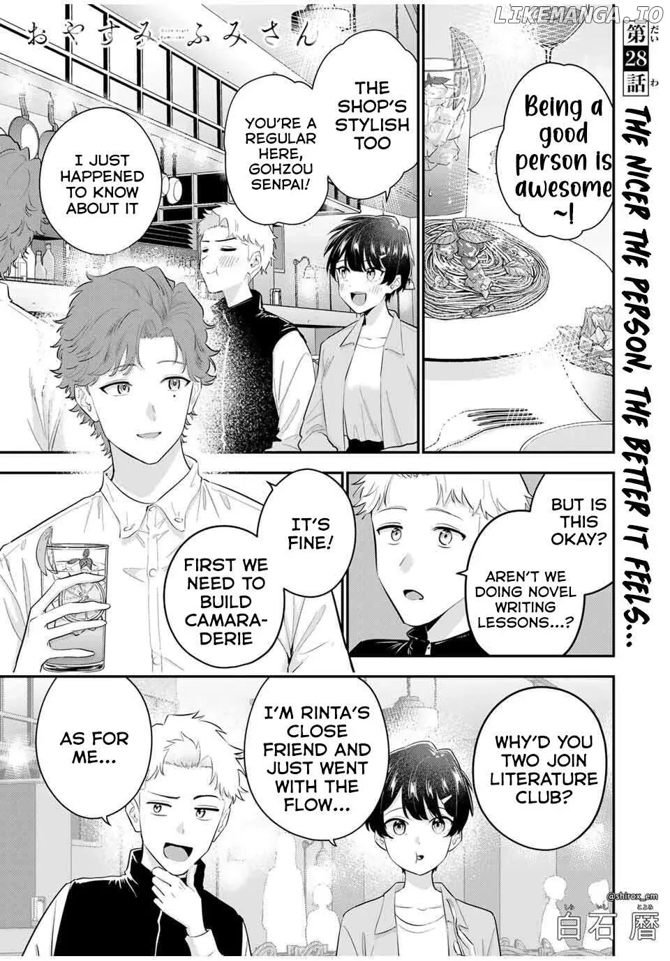 Oyasumi Fumi-San Chapter 28 page 2