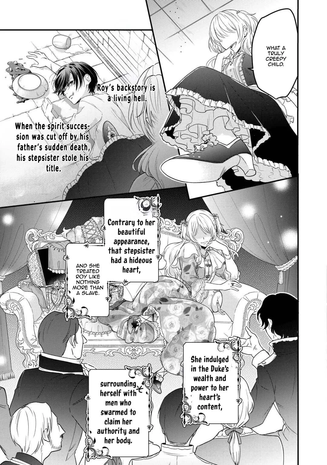The Villainess Destined to Be Killed for Abusing Her Stepson Is Somehow Doted on by Him Chapter 1 page 19