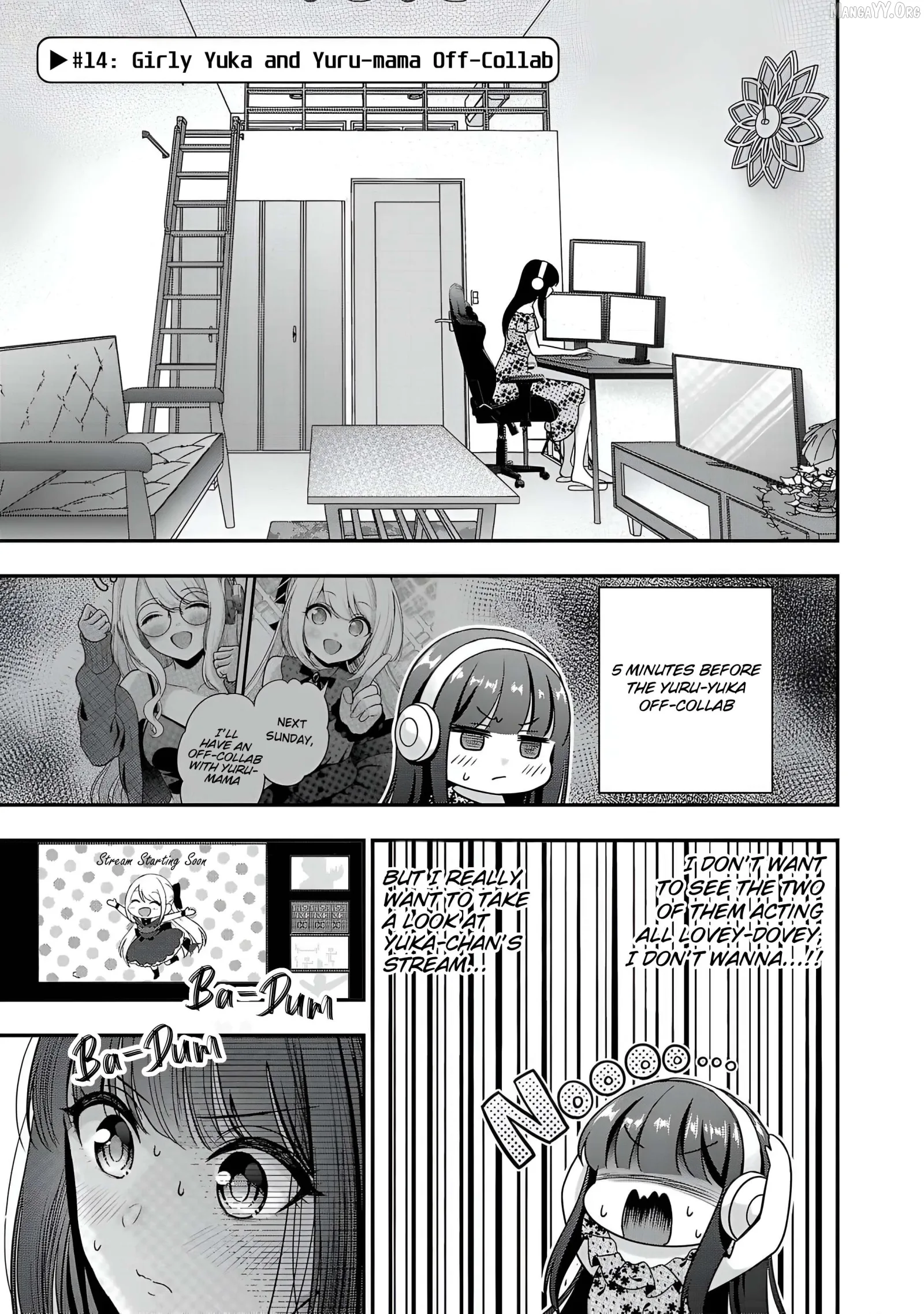 Shitsurenshita node Vtuber Hajimetara Toshiue no Onee-san ni Motemashita Chapter 14 page 1