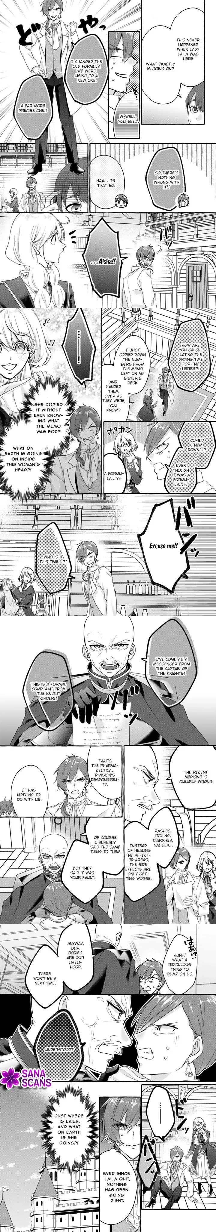 The Abused Genius Lady and the Dark-Minded Researcher's Sweet Herb Lab. Chapter 15 page 2