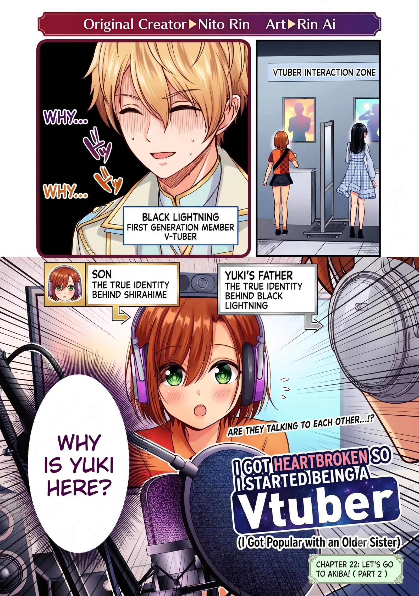 Shitsurenshita node Vtuber Hajimetara Toshiue no Onee-san ni Motemashita Chapter 22 page 1
