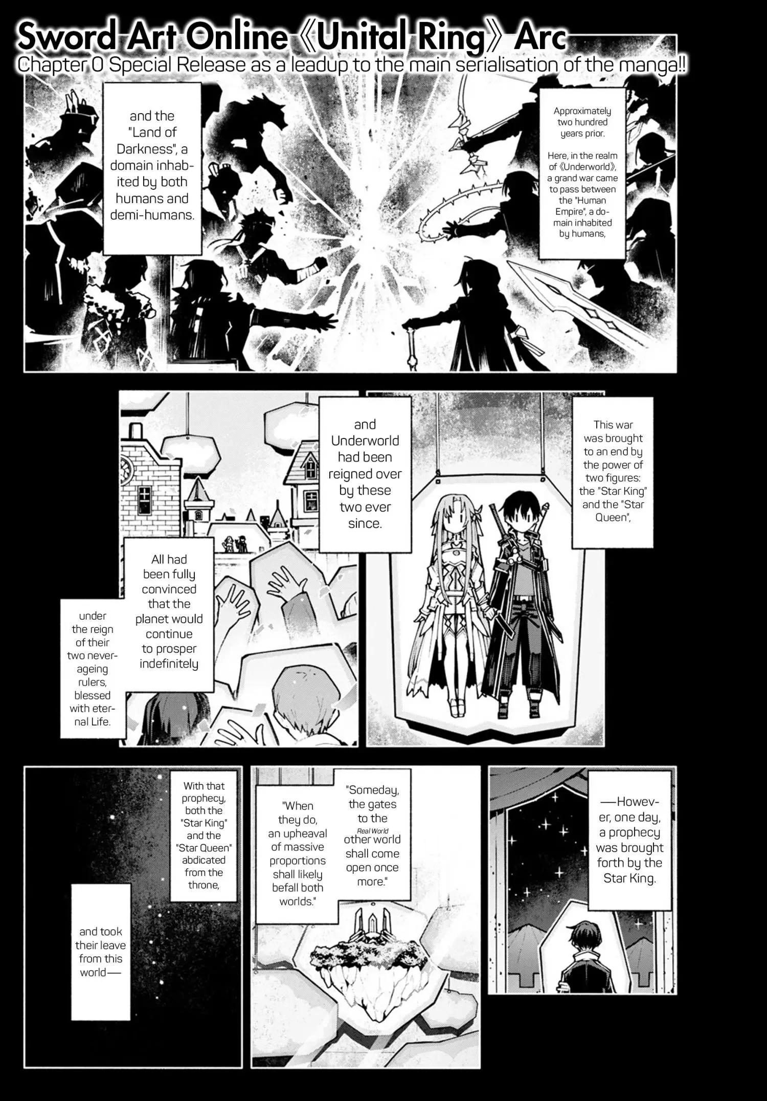 Sword Art Online Unital Ring Chapter 0 page 1