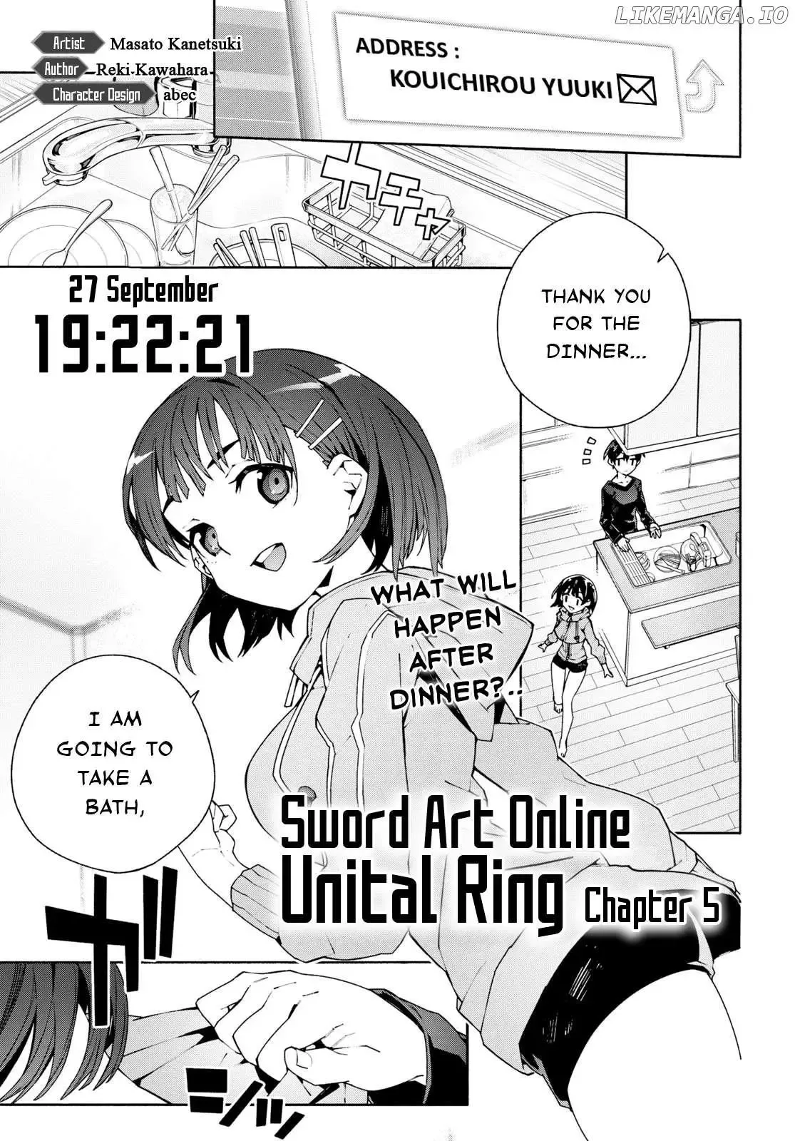 Sword Art Online Unital Ring Chapter 5 page 1