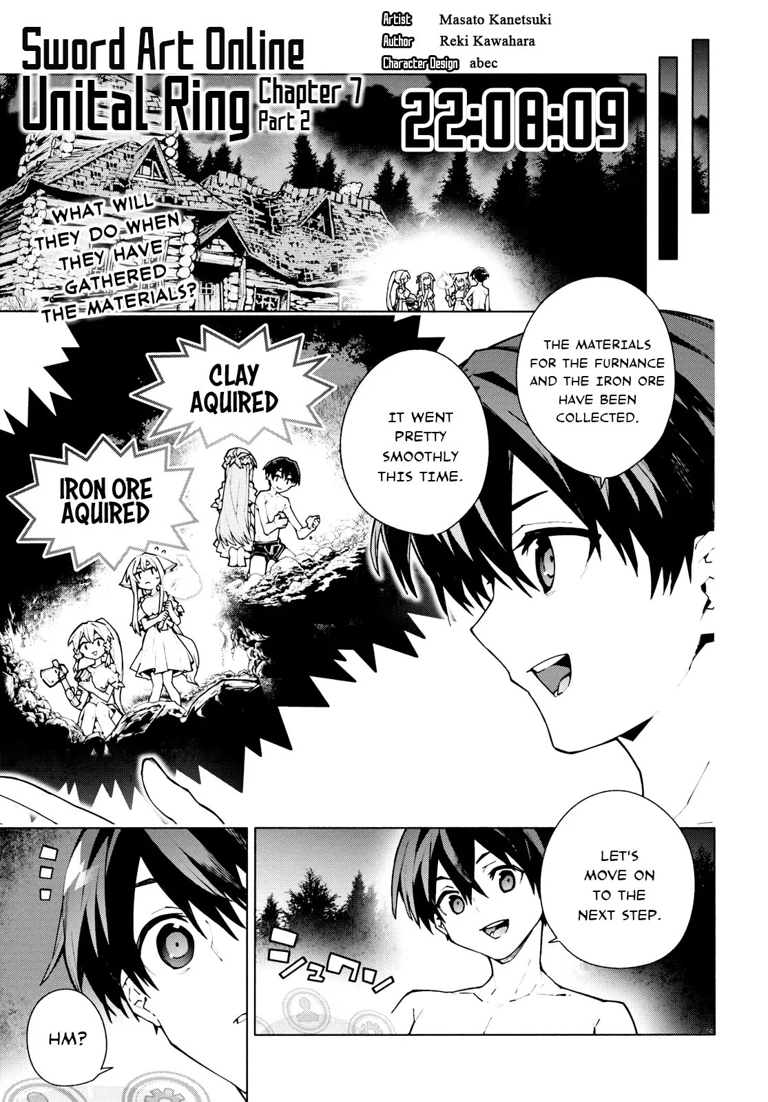 Sword Art Online Unital Ring Chapter 7.2 page 2