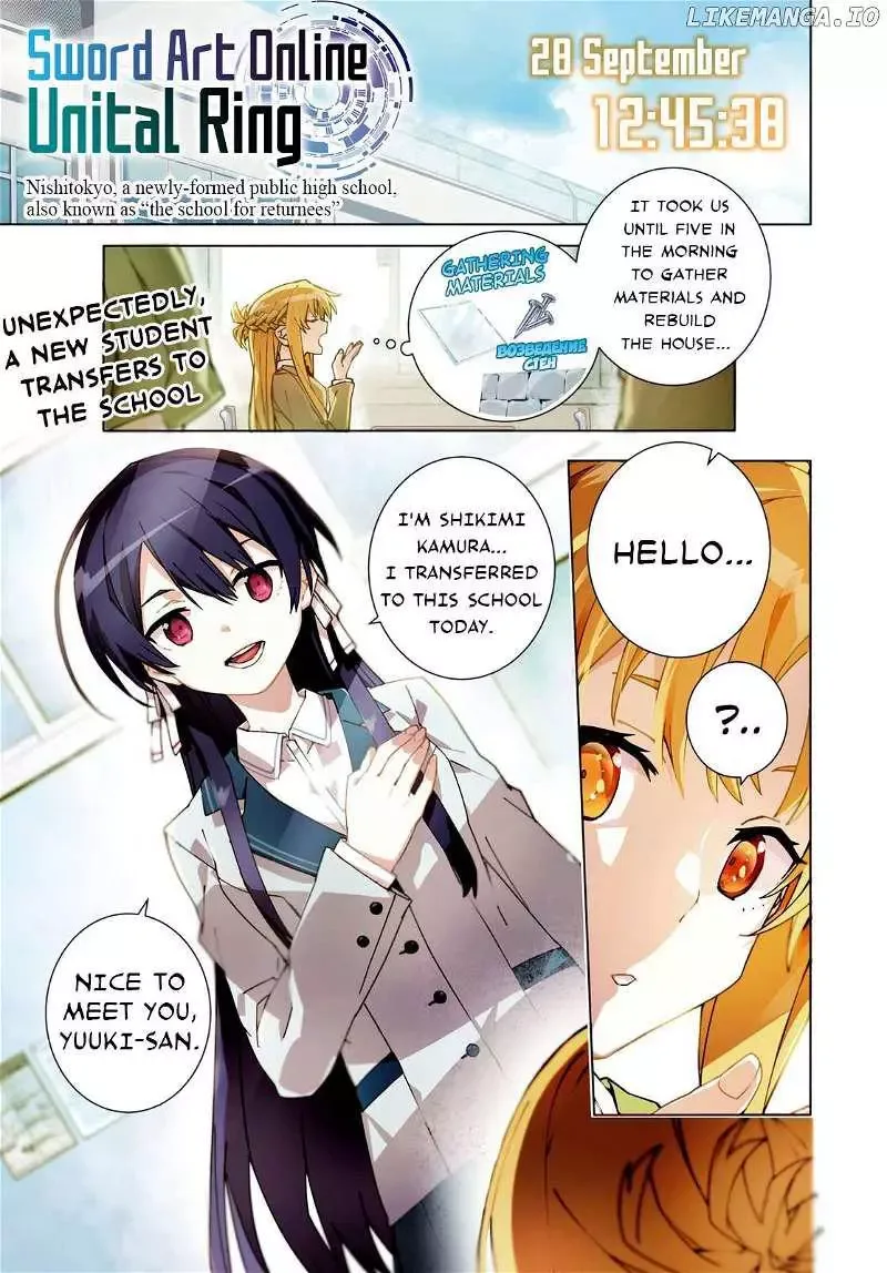 Sword Art Online Unital Ring Chapter 11.1 page 2