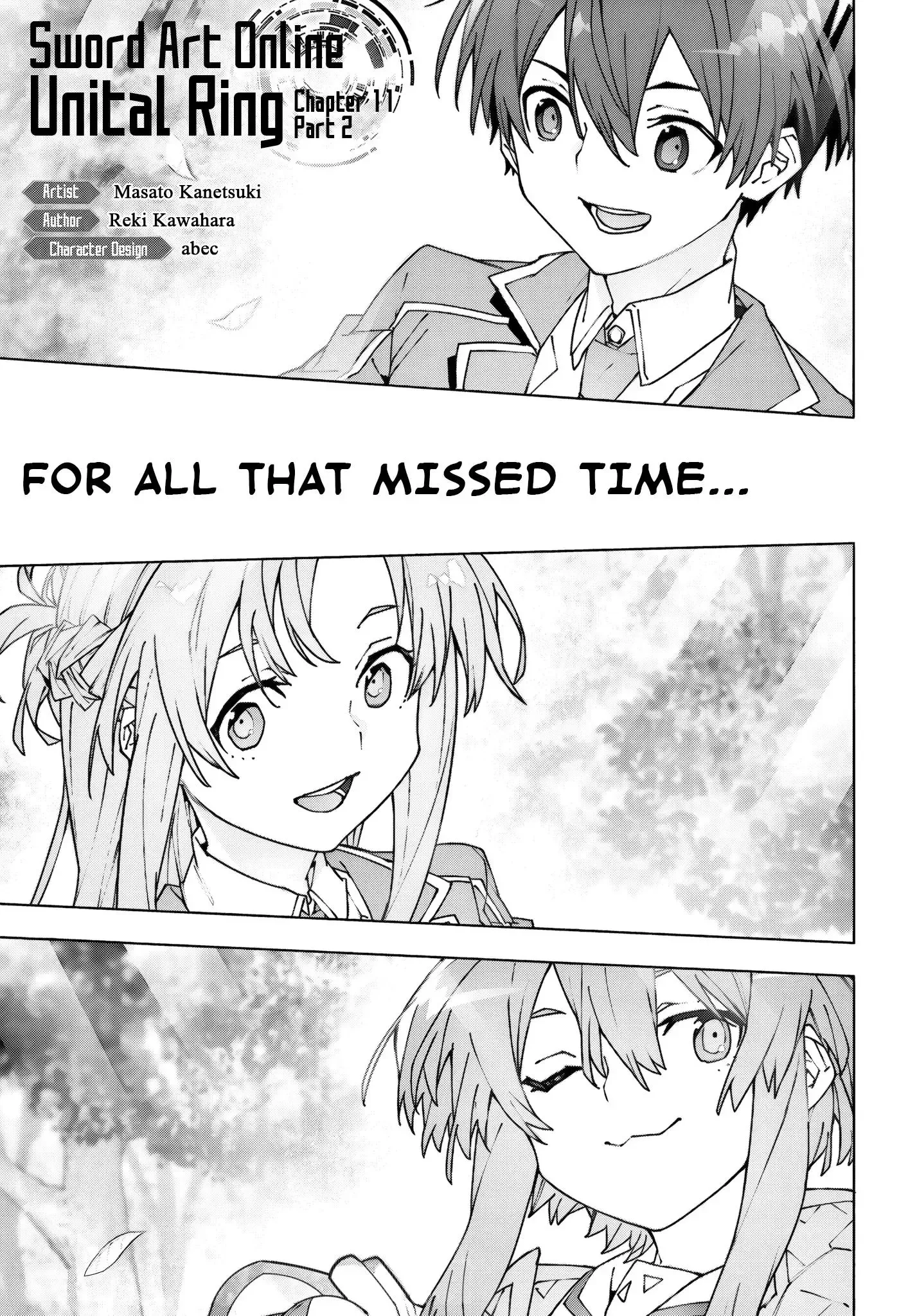 Sword Art Online Unital Ring Chapter 11.2 page 1
