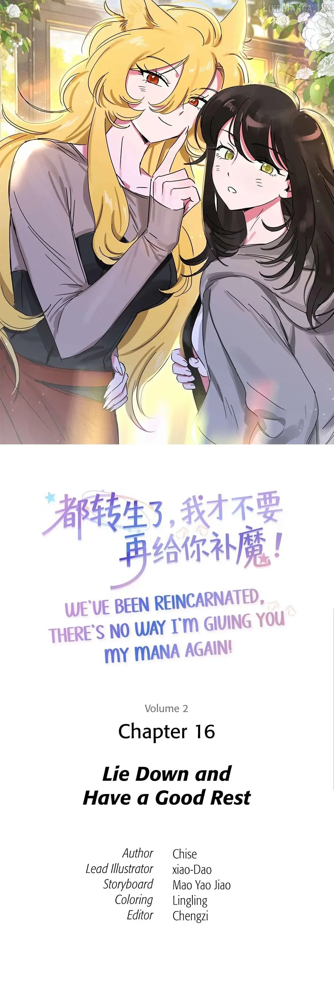 We've Been Reincarnated, There's No Way I'm Giving You My Mana Again! Chapter 16 page 1