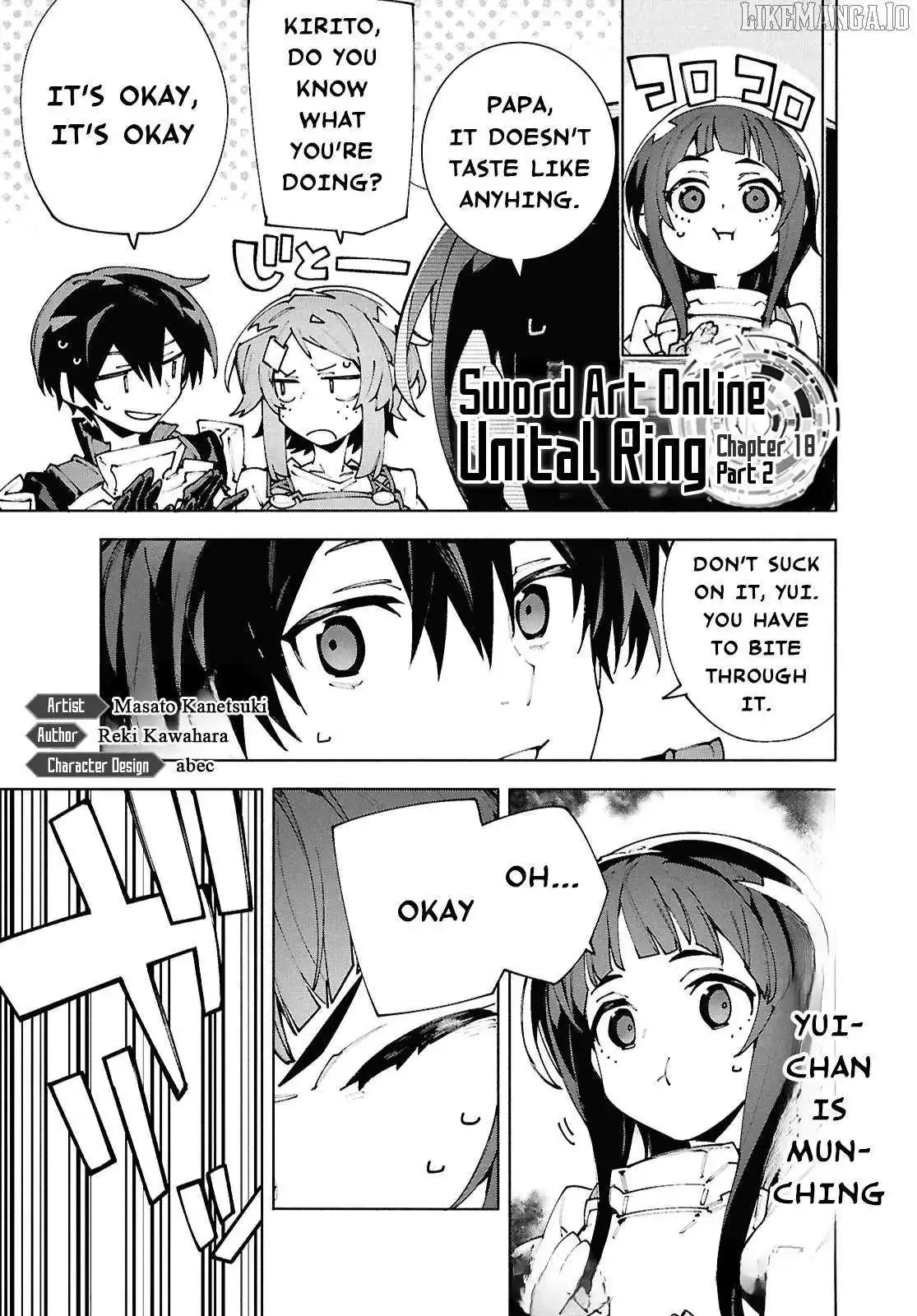 Sword Art Online Unital Ring Chapter 18.2 page 1