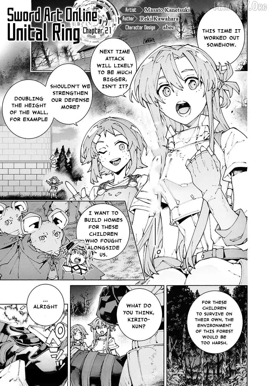 Sword Art Online Unital Ring Chapter 21 page 2