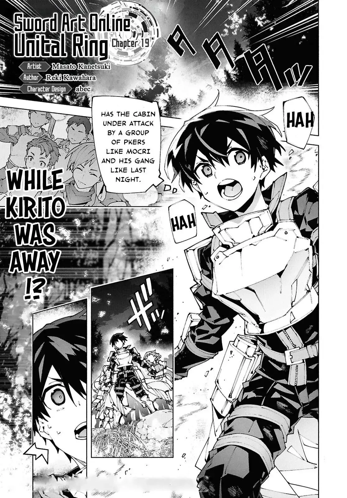 Sword Art Online Unital Ring Chapter 19 page 1