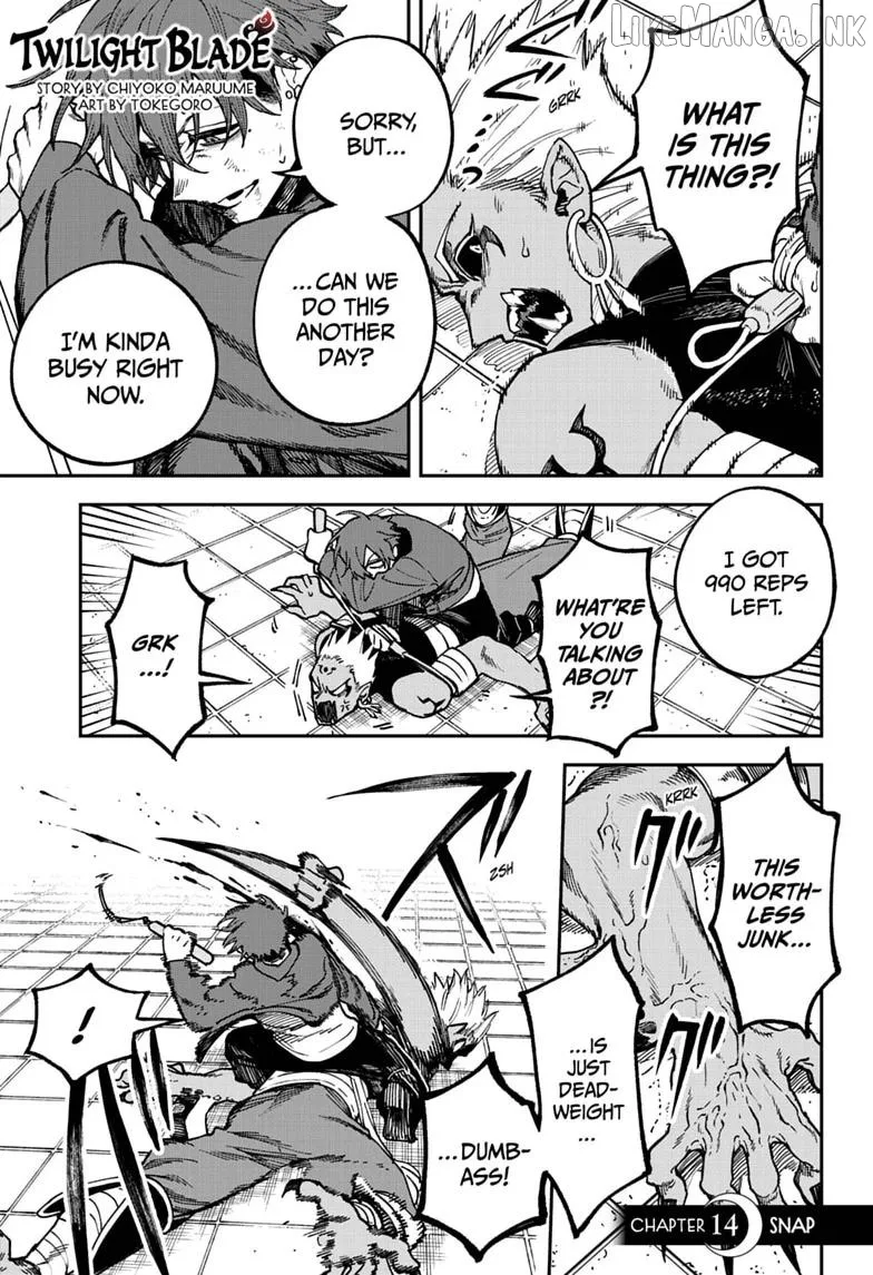 Twilight Blade Chapter 14 page 1
