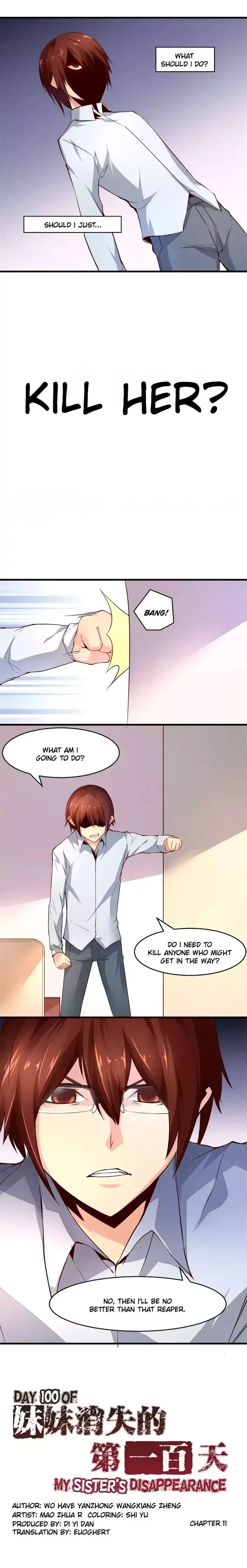Day 100 of My Sister's Disappearance Chapter 11 page 1