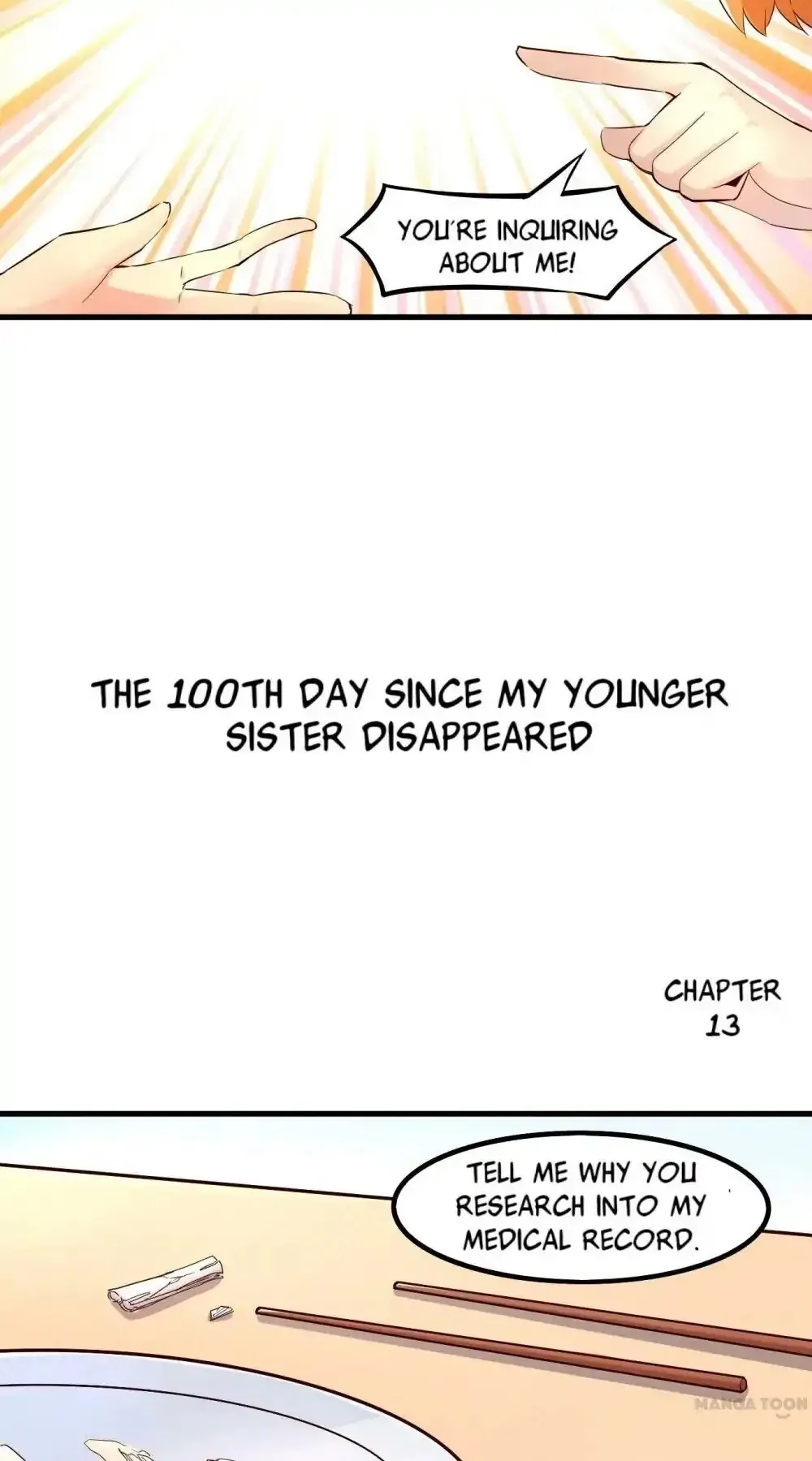 Day 100 of My Sister's Disappearance Chapter 13 page 4